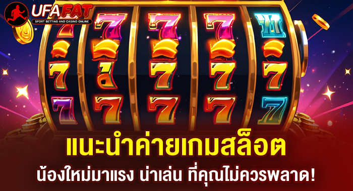 แนะนำค่ายเกมสล็อต น้องใหม่มาแรง น่าเล่น ที่คุณไม่ควรพลาด!